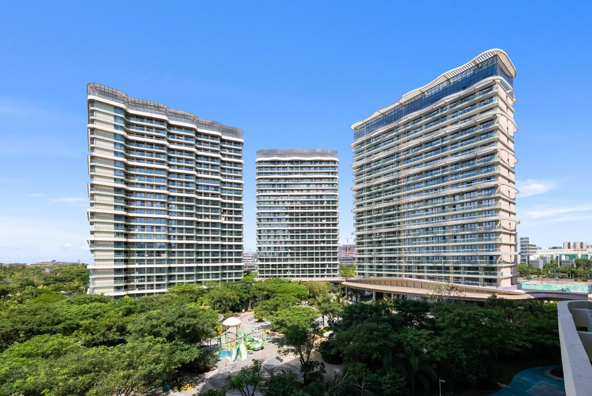 Puhai Sea View Apt By Hailan Tour At Sanya Yazhou Bay#Only 100 Meters To Beach And Sea Swimming Area Экстерьер фото
