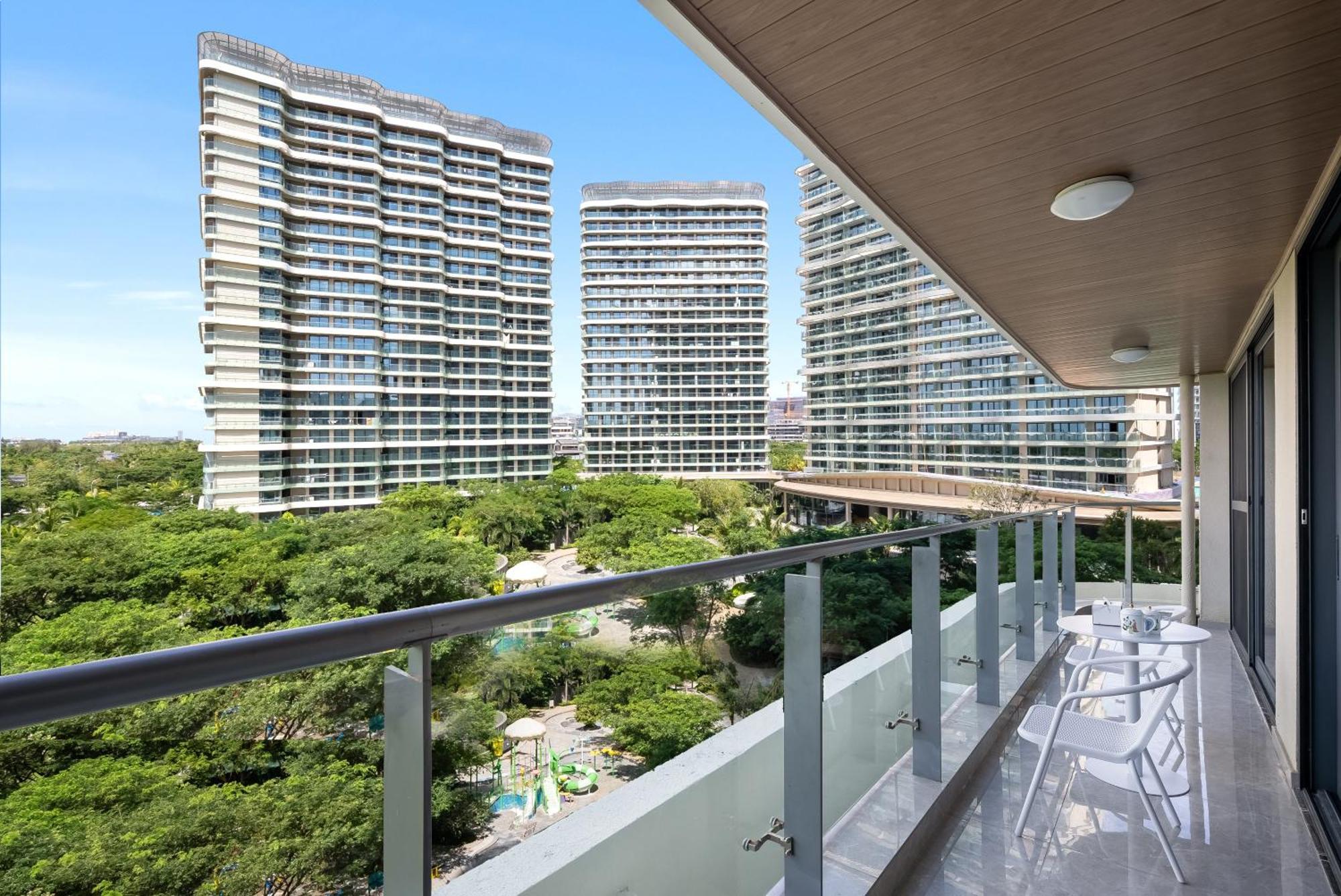 Puhai Sea View Apt By Hailan Tour At Sanya Yazhou Bay#Only 100 Meters To Beach And Sea Swimming Area Экстерьер фото