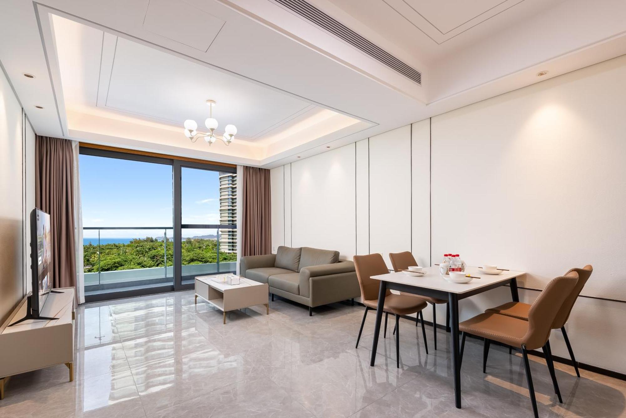 Puhai Sea View Apt By Hailan Tour At Sanya Yazhou Bay#Only 100 Meters To Beach And Sea Swimming Area Экстерьер фото