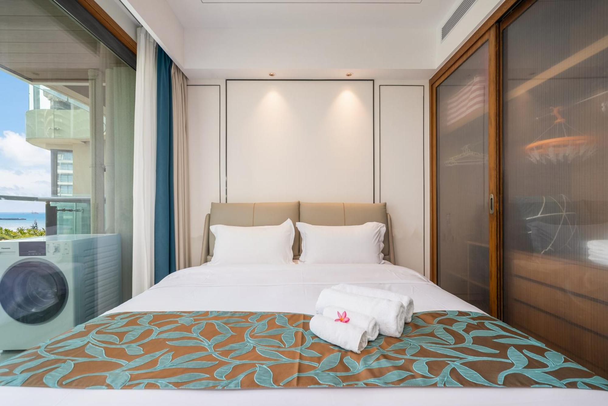 Puhai Sea View Apt By Hailan Tour At Sanya Yazhou Bay#Only 100 Meters To Beach And Sea Swimming Area Экстерьер фото