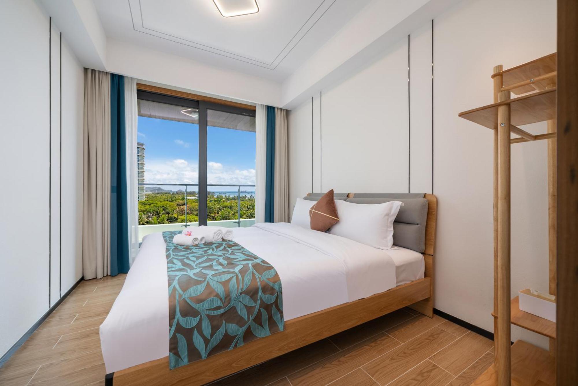 Puhai Sea View Apt By Hailan Tour At Sanya Yazhou Bay#Only 100 Meters To Beach And Sea Swimming Area Экстерьер фото