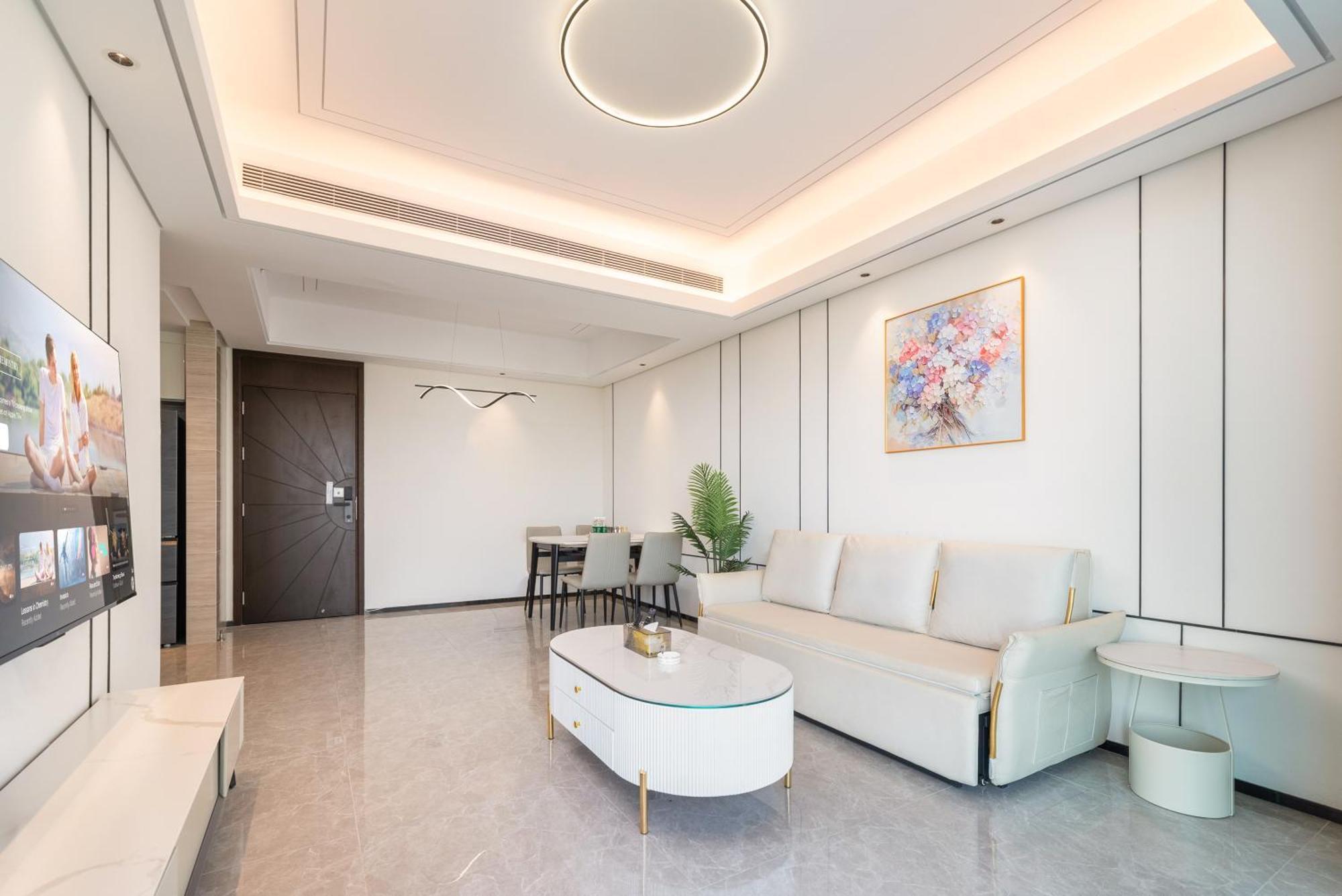 Puhai Sea View Apt By Hailan Tour At Sanya Yazhou Bay#Only 100 Meters To Beach And Sea Swimming Area Экстерьер фото