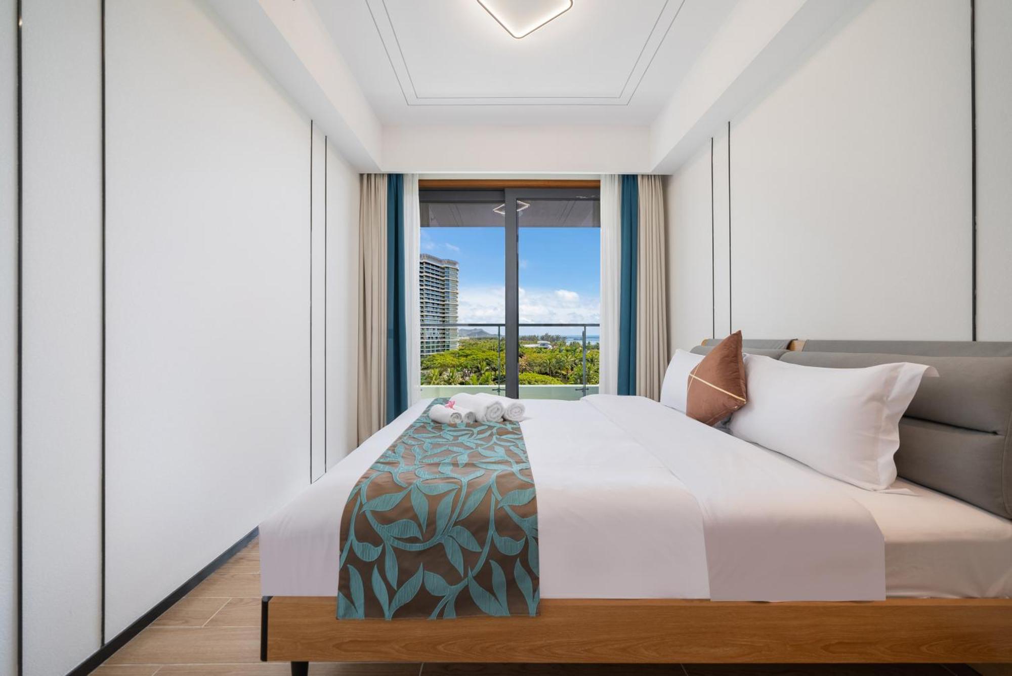 Puhai Sea View Apt By Hailan Tour At Sanya Yazhou Bay#Only 100 Meters To Beach And Sea Swimming Area Экстерьер фото