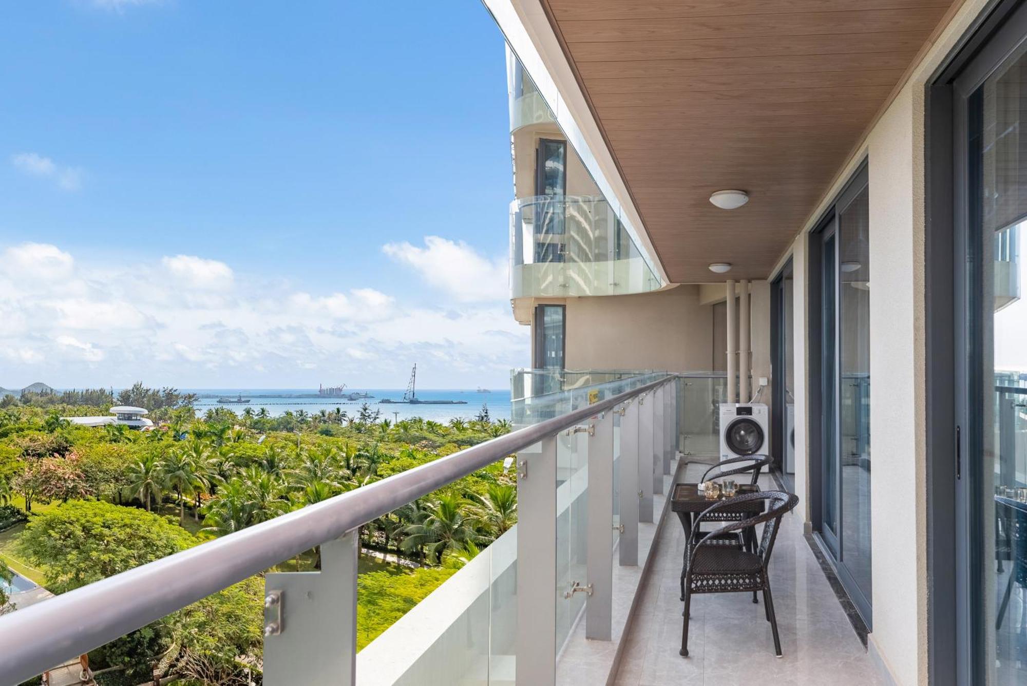 Puhai Sea View Apt By Hailan Tour At Sanya Yazhou Bay#Only 100 Meters To Beach And Sea Swimming Area Экстерьер фото