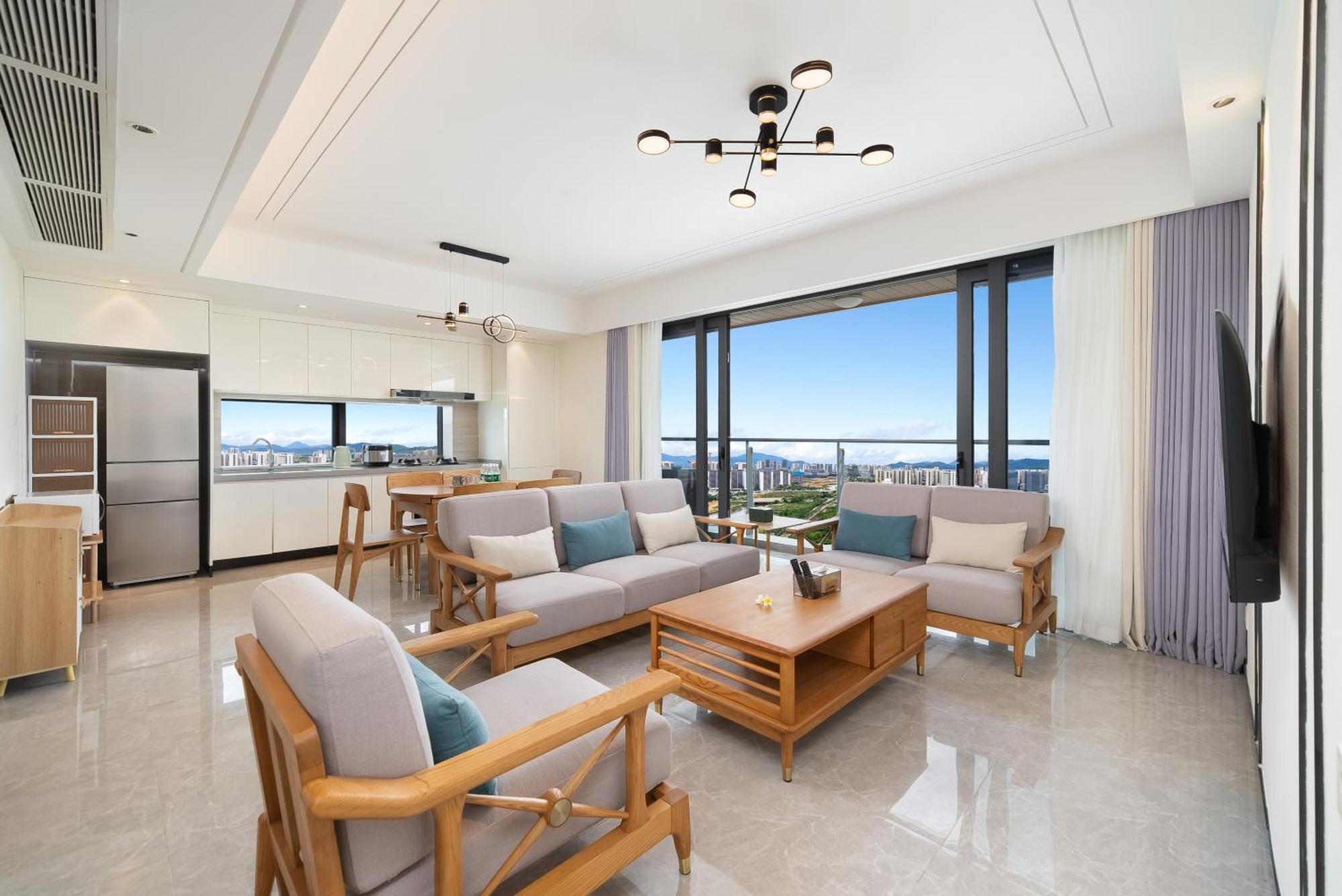 Puhai Sea View Apt By Hailan Tour At Sanya Yazhou Bay#Only 100 Meters To Beach And Sea Swimming Area Экстерьер фото