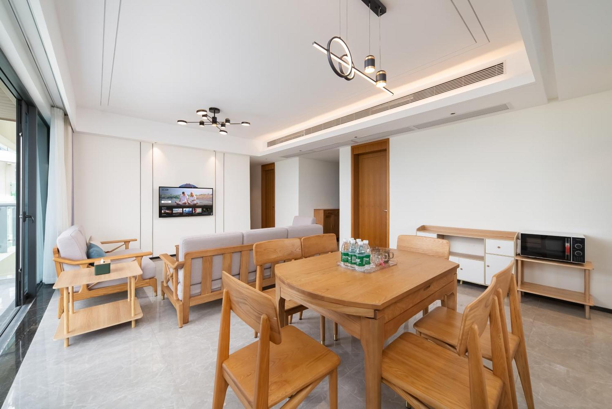 Puhai Sea View Apt By Hailan Tour At Sanya Yazhou Bay#Only 100 Meters To Beach And Sea Swimming Area Экстерьер фото