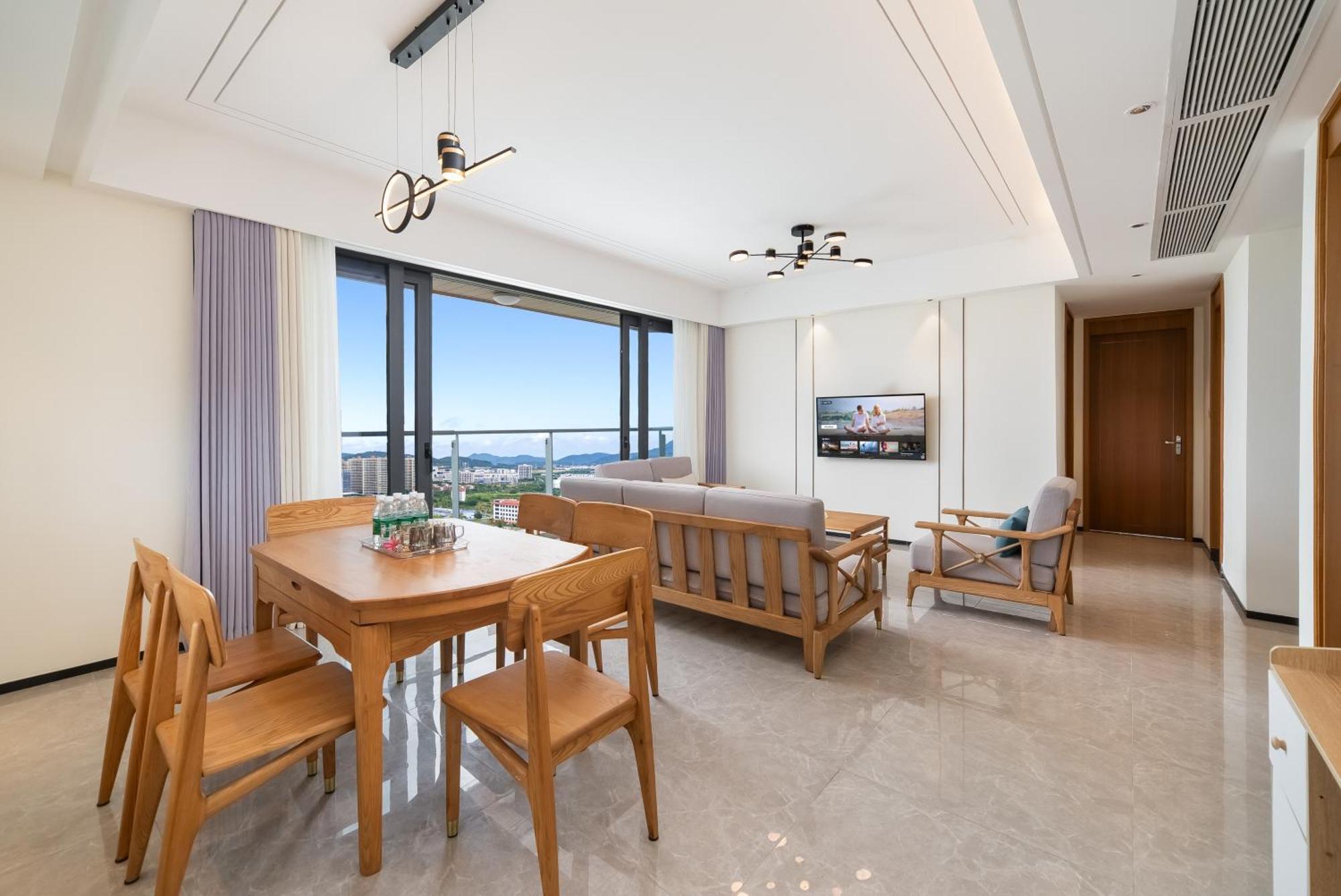 Puhai Sea View Apt By Hailan Tour At Sanya Yazhou Bay#Only 100 Meters To Beach And Sea Swimming Area Экстерьер фото