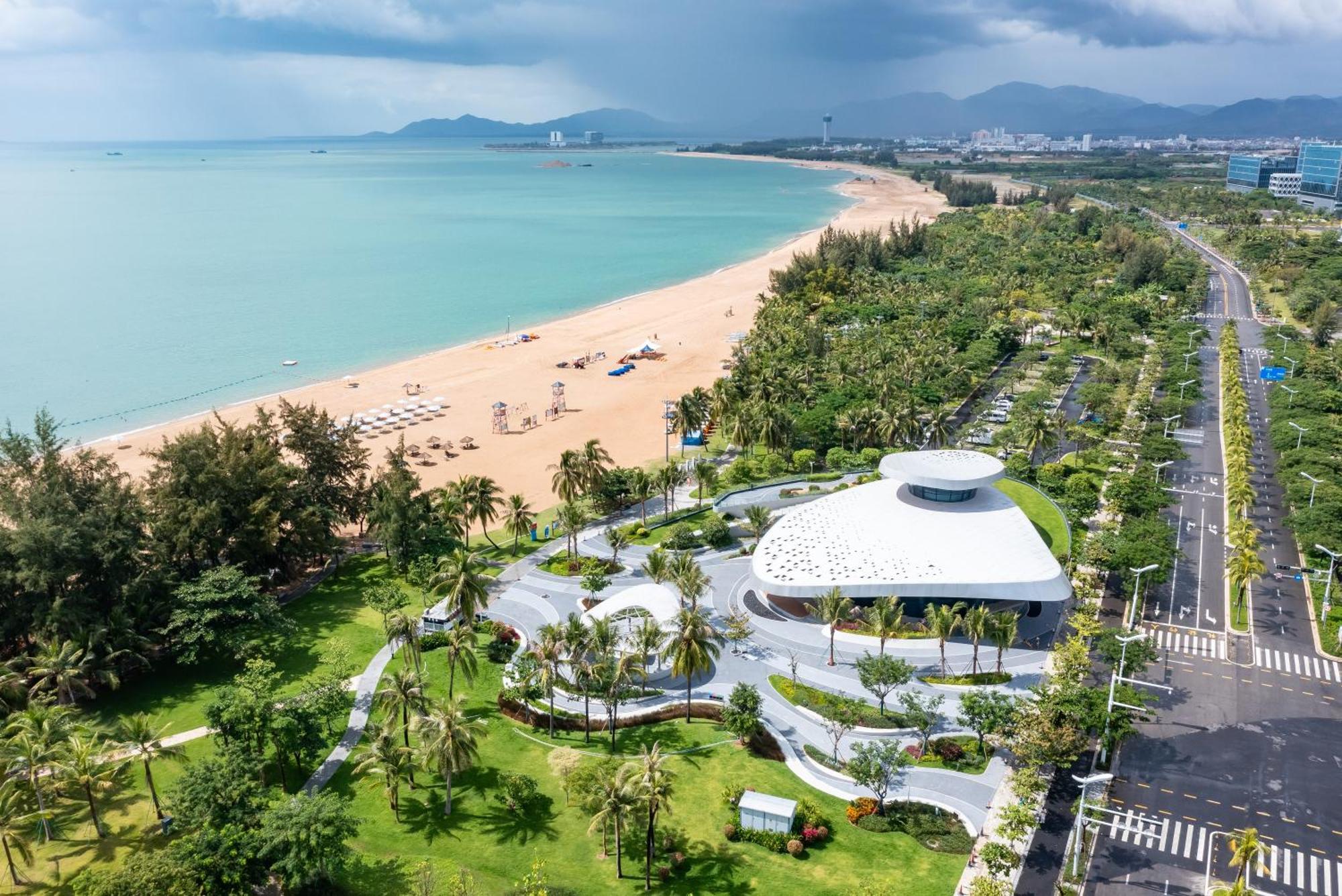 Puhai Sea View Apt By Hailan Tour At Sanya Yazhou Bay#Only 100 Meters To Beach And Sea Swimming Area Экстерьер фото